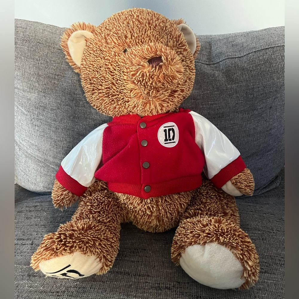 One Direction 2012 22” Collectible Varsity Coat Large Teddy Bear